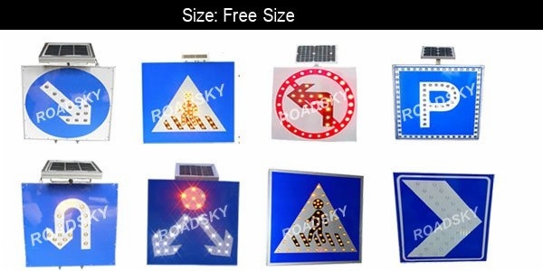 free size led traffic signs