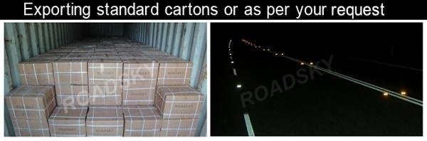 plastic road studs package