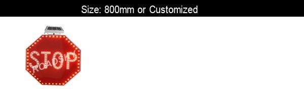 800mm led traffic signs