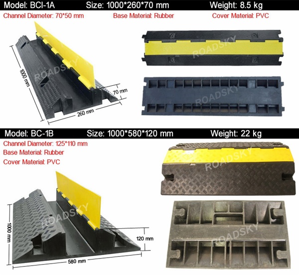 heavy duty outdoor rubber cable protector